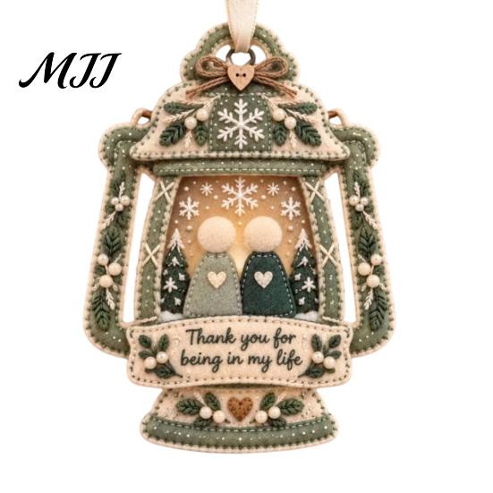 Holiday Party Decorations Christmas Tree Felt Pendant, Handmade Fabric Hanging Ornament for Decor Decoration, Seasonal Home Decoration Living