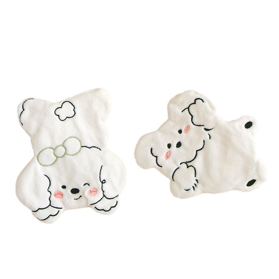 Absorbent Cartoon Children's Coral Fleece Dog Towel for Kitchen & Bathroom
