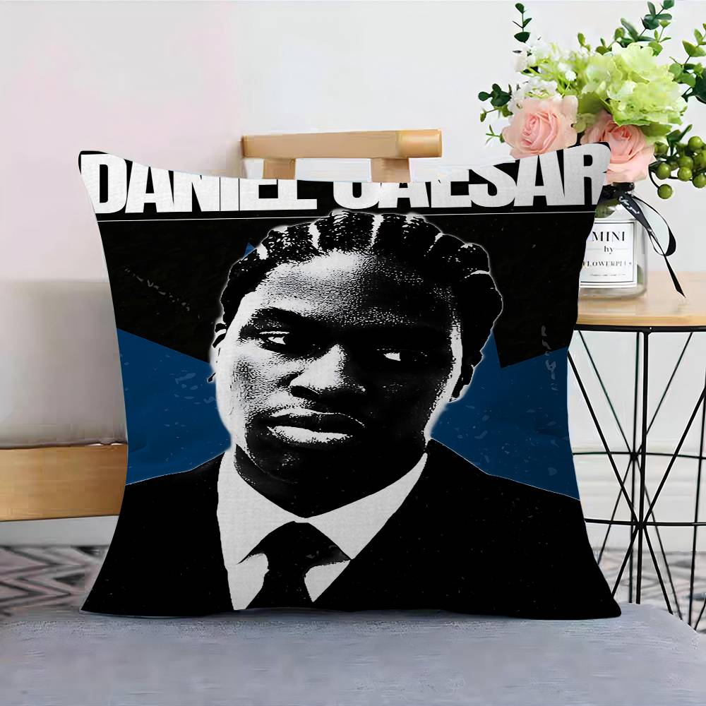 D-Daniel Caesar Music Album Freudian Personalized Pillow Cover Kids Bedroom Wild Party Decor Pillowcase Kid Birthday Shower Gift