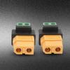 Professional Lightweight 10A Green XT60 Female to 2P Connector for Solar Chargers Remote Controlled Toy Model