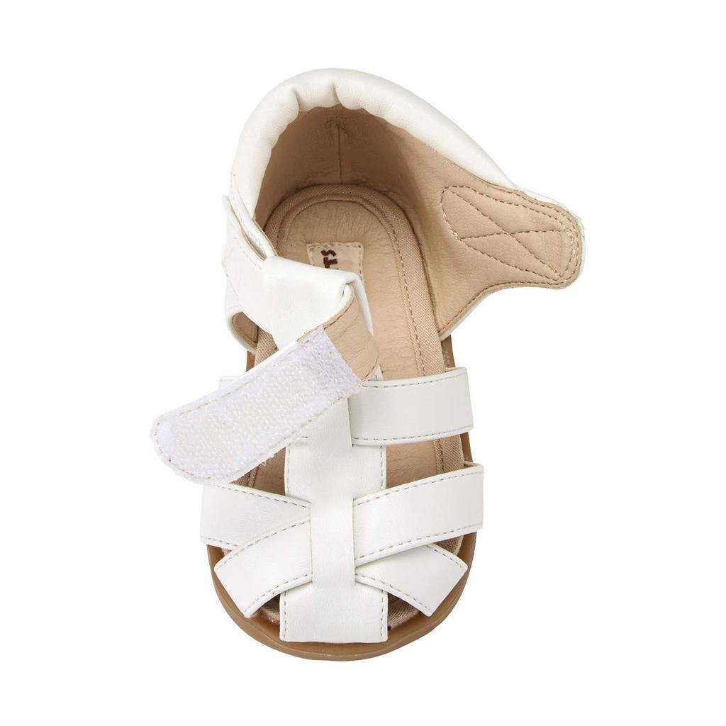House Hot Baby Sandals for Boys and White [Miki Biscuits] Kids, Girls, 72-9301-820, 13cm,