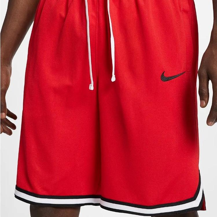 Nike Contrasting Colors Side Sports Basketball Shorts Red Men's AT3151-657