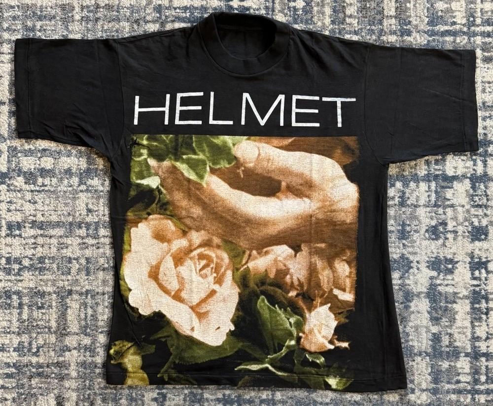 

Vintage 1994 Helmet European Tour T Shirt Sz M Post Hardcore Quicksand DRY ROT Unisex T-Shirt S