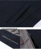 Men's Middle-Aged Stand Collar Wool Coat with Detachable Down Liner, Plus Size