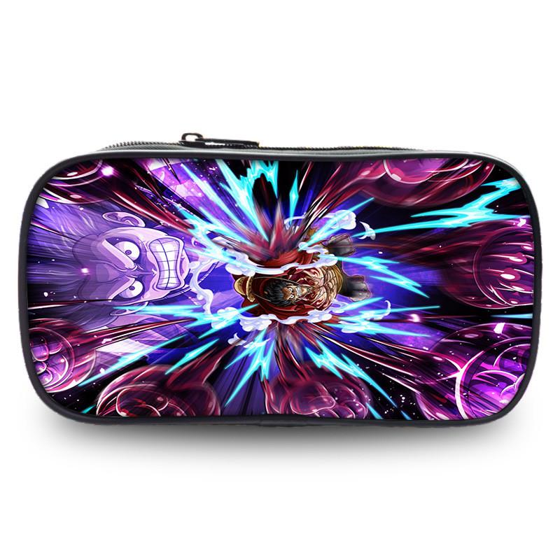 Stunning Polyester One Piece Pencil Case Featuring Zoro And Luffy For Students