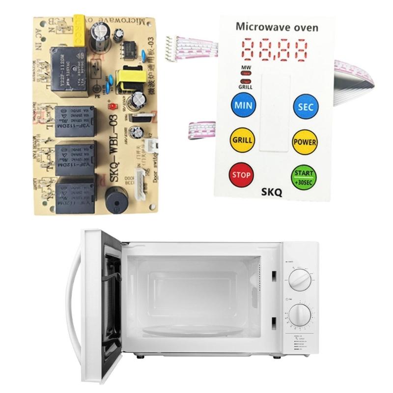 Microwave Universal Computer Control Board Thin Button Replacement Circuit Board With Enhanced Stability Enduring