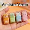 1/4pcs Pocket-Sized Space-Themed Eraser with Cute Astronaut & Rocket - Durable Rubber Erasers Suitable for Office A3243