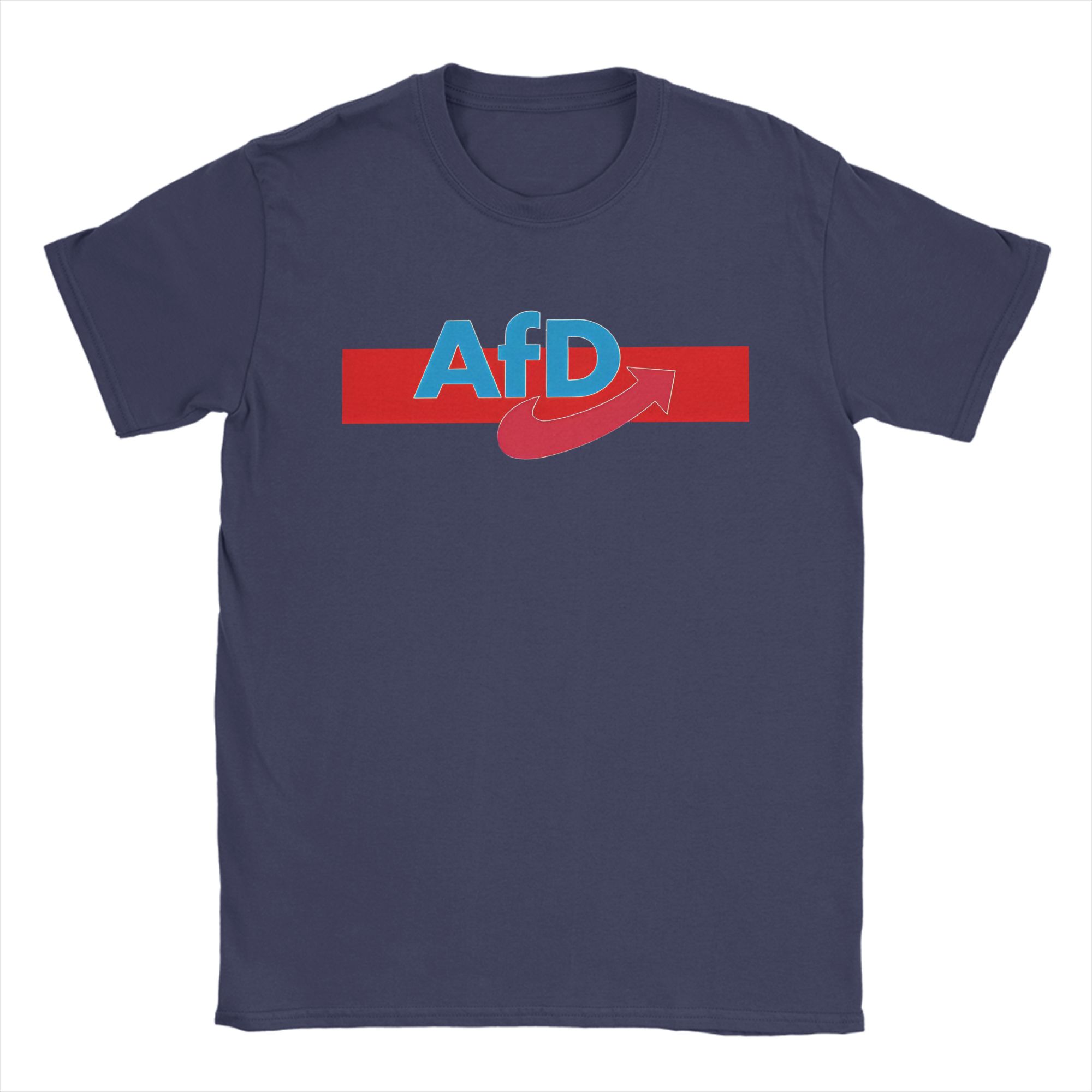 

Crazy Alternative Afd Germany TShirt for Men Round Neck Pure Cotton T Shirts AFD German Logo Short Sleeve Tee Shirt Clothing M