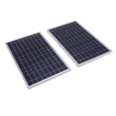 Solar Panel Kit, Portable Monocrystalline Aluminum Frame Solar Panel Sr Kit for Car Boat Motorcycle Motorbike Emergency Lights