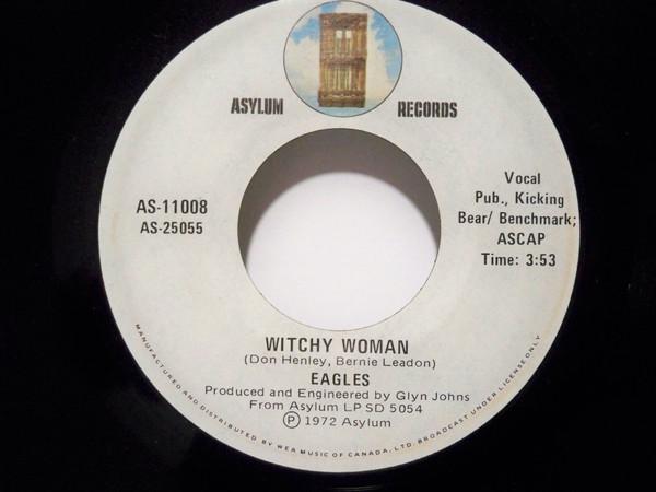 

7-дюймовая пластинка EAGLES - Witchy Woman AS11008 Asylum Records 1972 Канада Рок Б/У