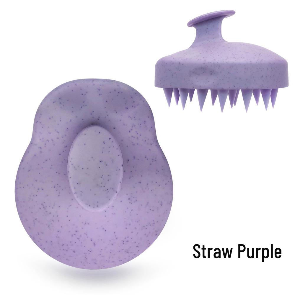 

Wheat Straw Morandi Silicone Scalp Massage Brush світло-фіолетового кольору