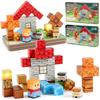 Farm Magnetic Blocks for Kids Educational STEM Building Toy Gift Set