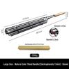 Iron Stainless Steel BBQ Grilling Basket with Wooden Handle