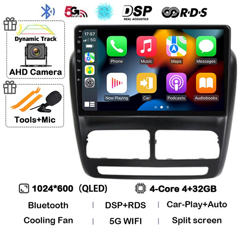 Android 14 Carplay Auto Car Radio For FIAT DOBLO For OPEL COMBO TOUR 2010 2011 2012 2013 2014 2015 GPS Multimedia Stereo Player