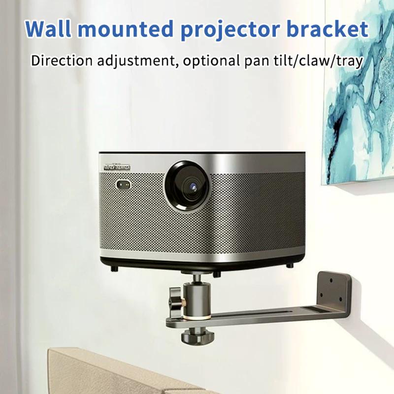 Soporte de Proyector Portátil Montaje en Pared Giratorio 360° Soporte para Beamer Universal Tornillo de 1/4 Para Soporte de Proyector XGIMI JMGO Dangbei
