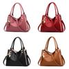 2023 New Fashion Simple Large Capacity Soft Leather Mom Bag For Middle-aged Women