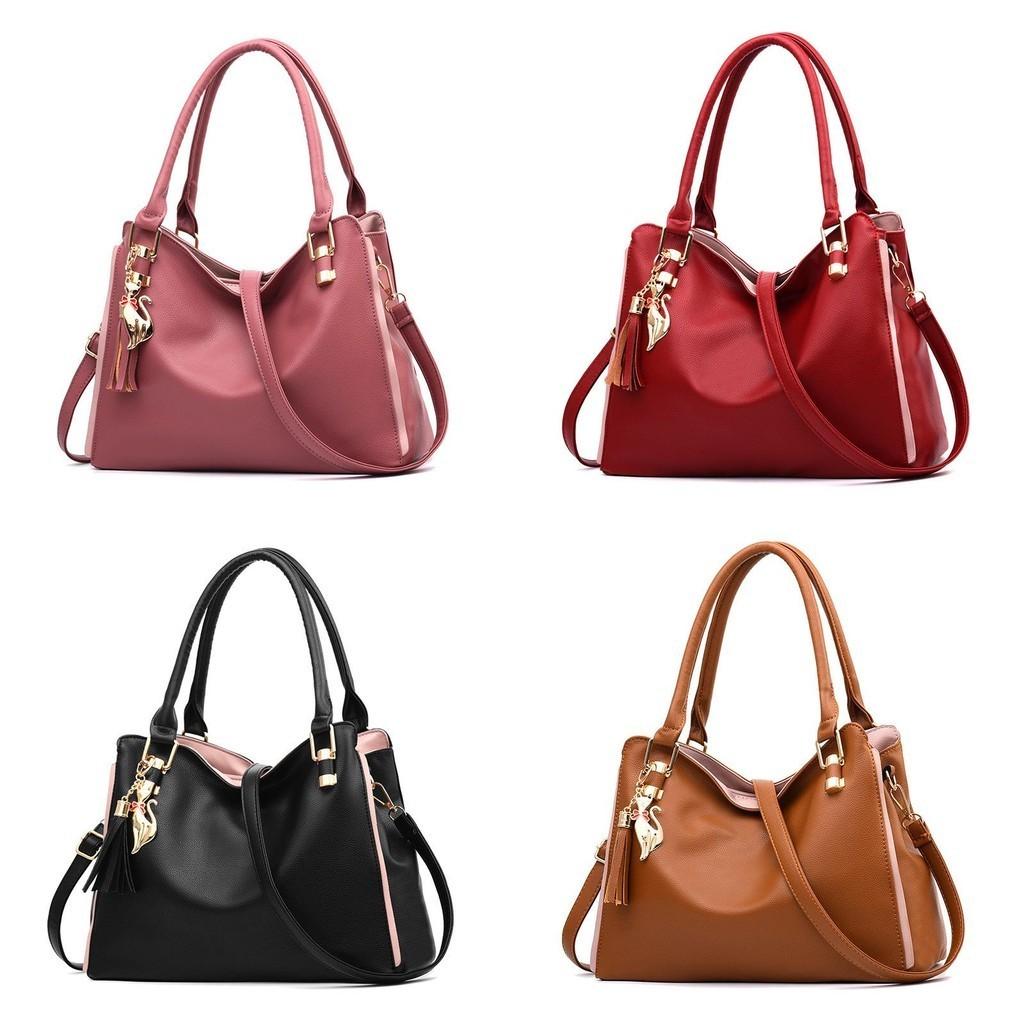 2023 New Fashion Simple Large Capacity Soft Leather Mom Bag For Middle-aged Women
