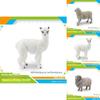 Farm Animal Pvc Figurines Collection For Home Decor With Sheep Alpaca Ram And Goat
