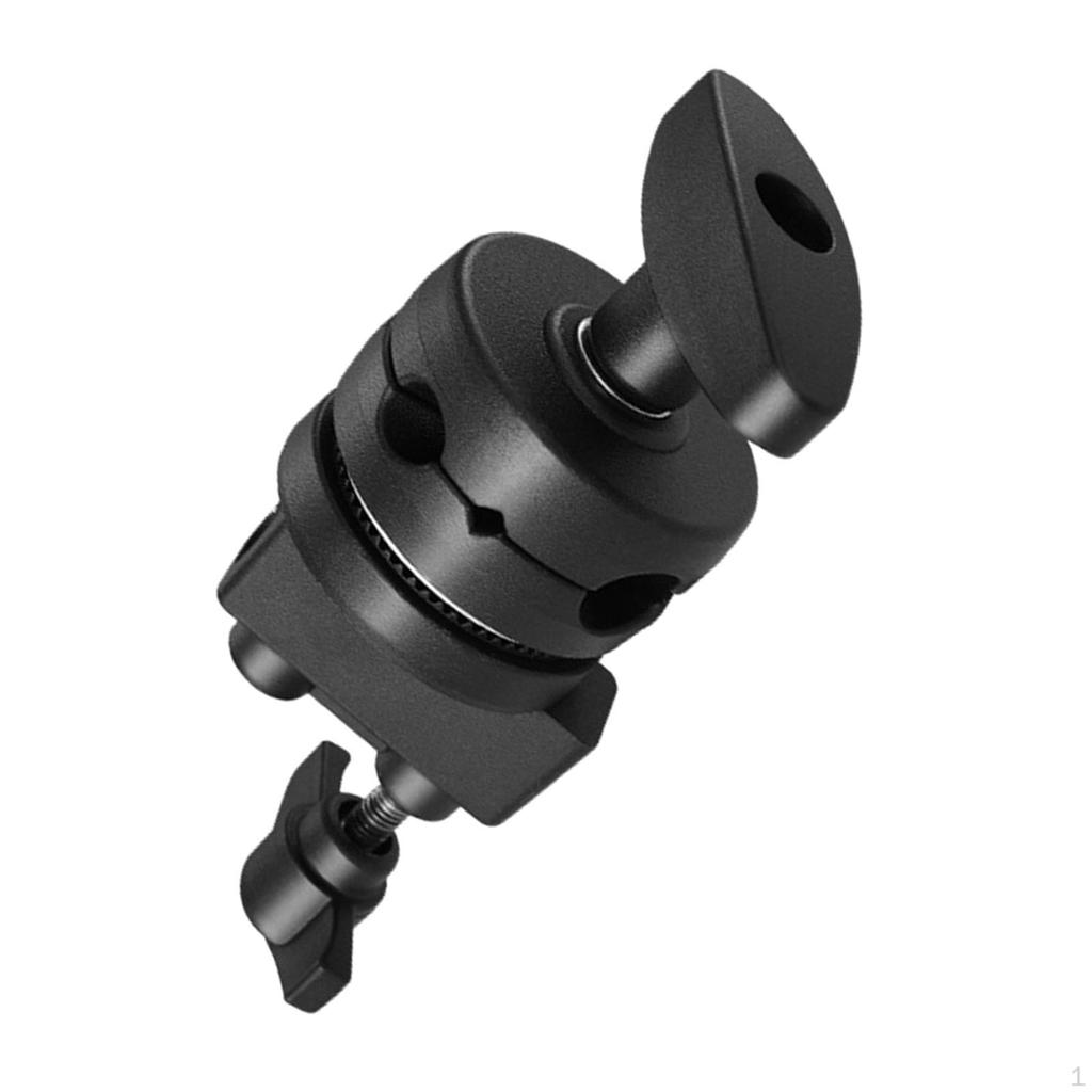 Grip Kopf für Licht Stehen Halter Halterung Adapter Heavy Duty Swivel Clamp Arm Flash