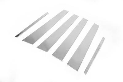 Door Pillar Molding (6 Pcs, Stainless Steel) for Mercedes E-class W210 1995-2002