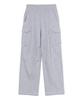 RAYFIKERS Wide Parachute Sweatpants Melange Grey (Mo6Pu192-097)