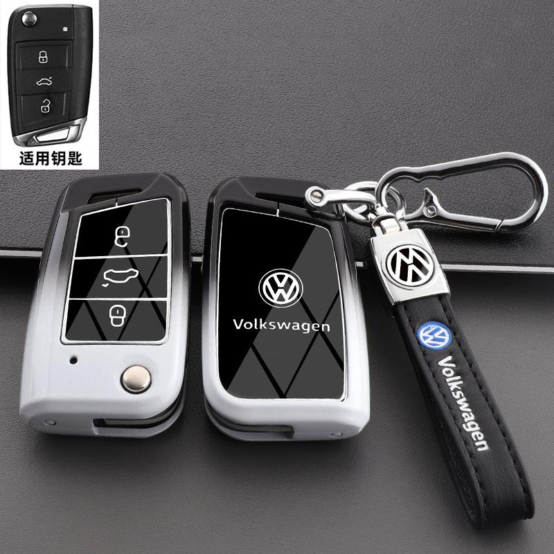 2026 Hot For VW VOLKSWAGEN Car Key Case Cover Shell For VW Volkswagen Golf 7 MK7 Tiguan MK2 For SEAT Ateca Leon FR 2 Ibiza For S