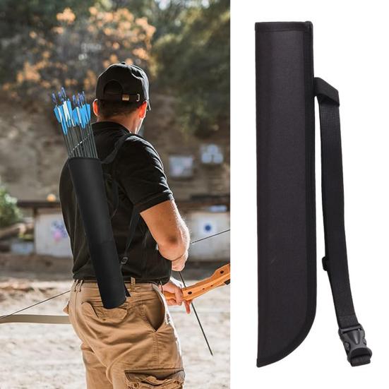 Oxford Cloth Archery Arrow Quiver Holder Adjustable Arrow Backpack Waist Bag Back Quiver for Compound Bow Recurve Bow Longbow Bow Hunting Target