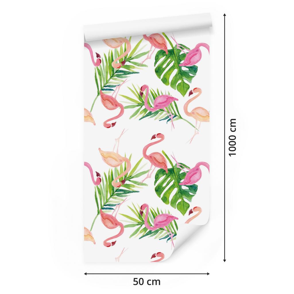 Leaves wallpaper for living room and bedroom 50x1000
