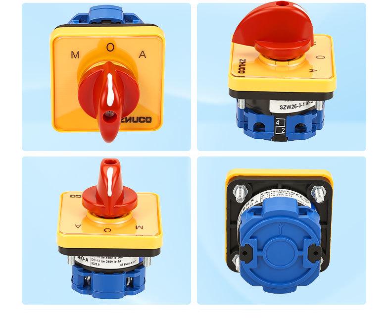 Zhuochao SZW26-20/D101.1HS MOA Three-Speed Single-Section Universal Changeover Switch
