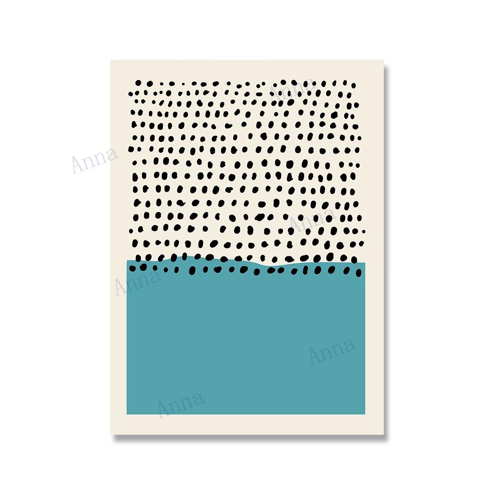 Minimalist Mid-Century Modern Geometric Art Line Poster and Print Canvas Pictures Wall Art Paintings for Living Room Home Decor