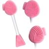9-teiliges Set, Gesichtsreinigung Set, Tiefenreinigung SPA Gesichtsmaskenpinsel Set, weiches Samt-Stirnband und Haarnadel Set