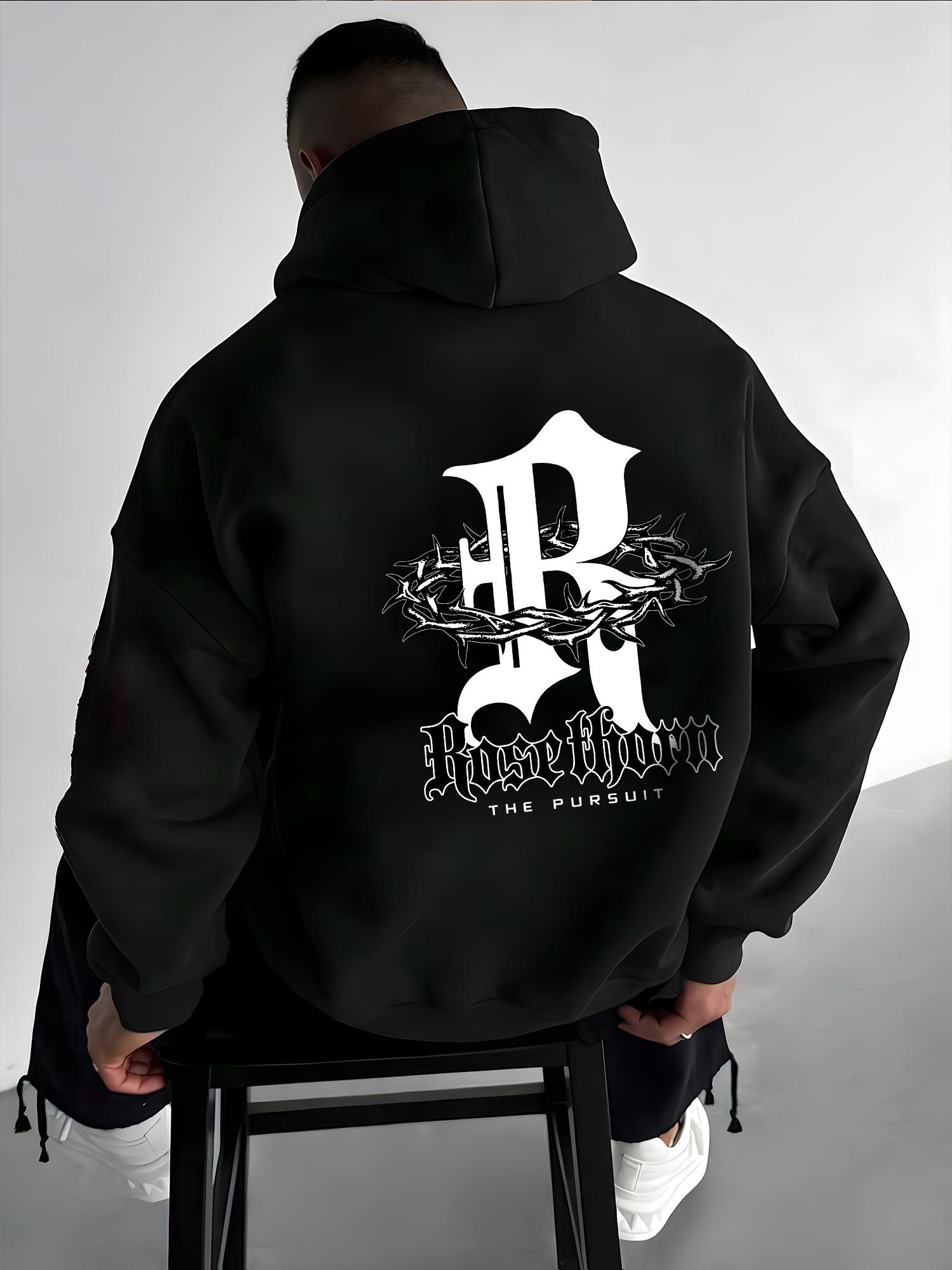 

Fashionable men s autumn European and American letter printed comfortable soft hooded sweatshirt outdoor street style clothing 3XL