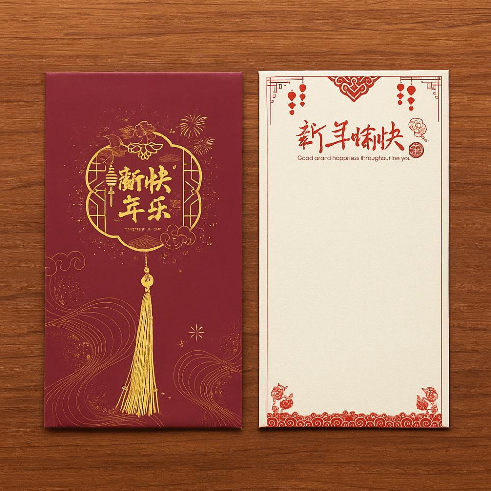 Rectangular Party Invitation Cards Hot Stamping Holiday Cards Student