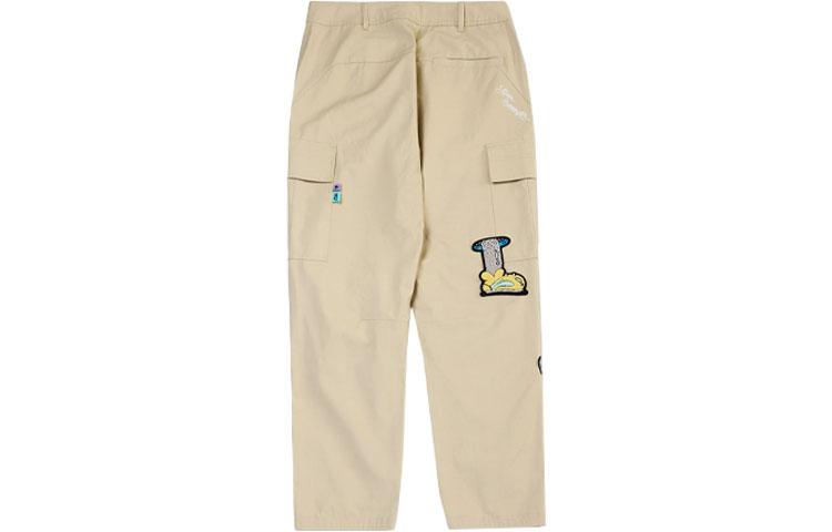 Li Ning Skateboard Casual Pants Fall Unisex Khaki AKXR479-1