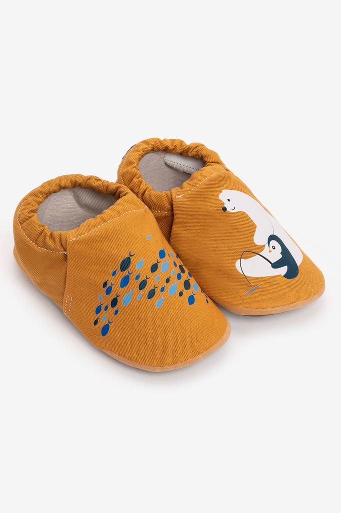 Friendly Hyper Honey Mustard Barefoot Smart Booties