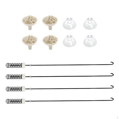 Conjunto de hastes para pendurar roupas - Montagem sem esforço, substituições confiáveis