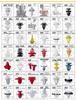 Universal Car Body Fasteners Clips: 146-Piece Set for Toyota & Mitsubishi