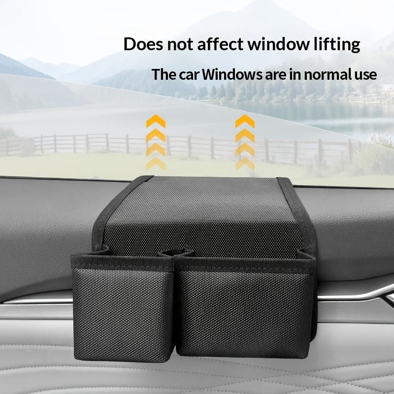 Multifunctional Car Door Side Armrest Pad Storage Bag Window Armrest Organizer Universal Storage Accessory Fit Most SUV