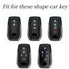 Soft Tpu Car Key Case Cover for Toyota CHR Hilux Fortuner Land Cruiser 200 Camry Corolla Crown RAV4 Highland