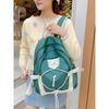 School bag Large capacity high school backpack Casual and lightweight school bag New travel contrasting color backpack