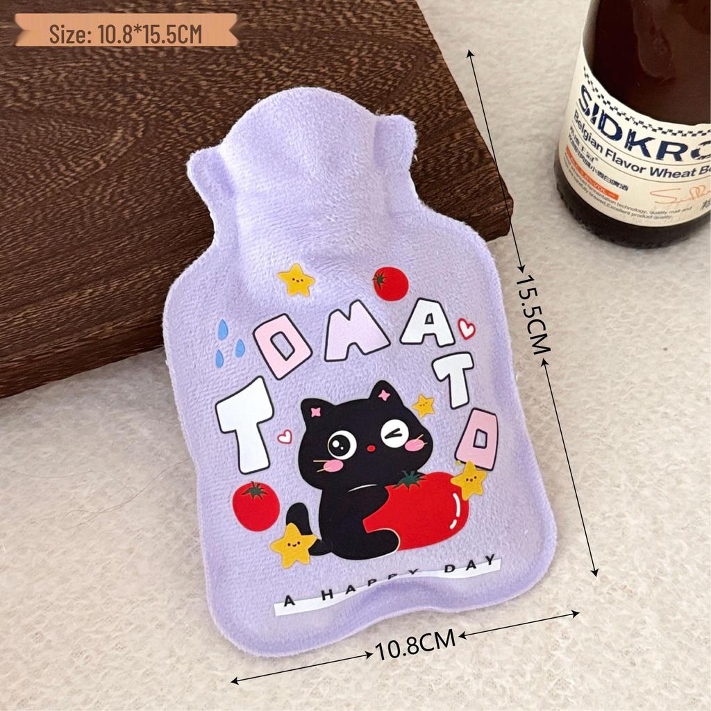 Mini Cute Cartoon Hot Water Bottle - Portable Winter Hand Warmer for Students
