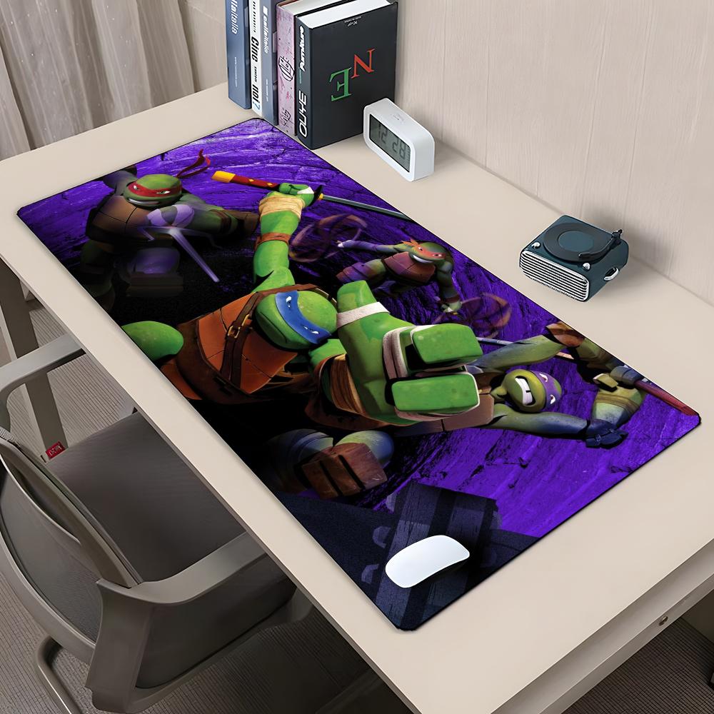 N-Ninjas Turtles Mouse Pad Rubber Antislip Keyboard Pad 40x90cm Mousepad Gaming Accessories XXL Office Computer Mat