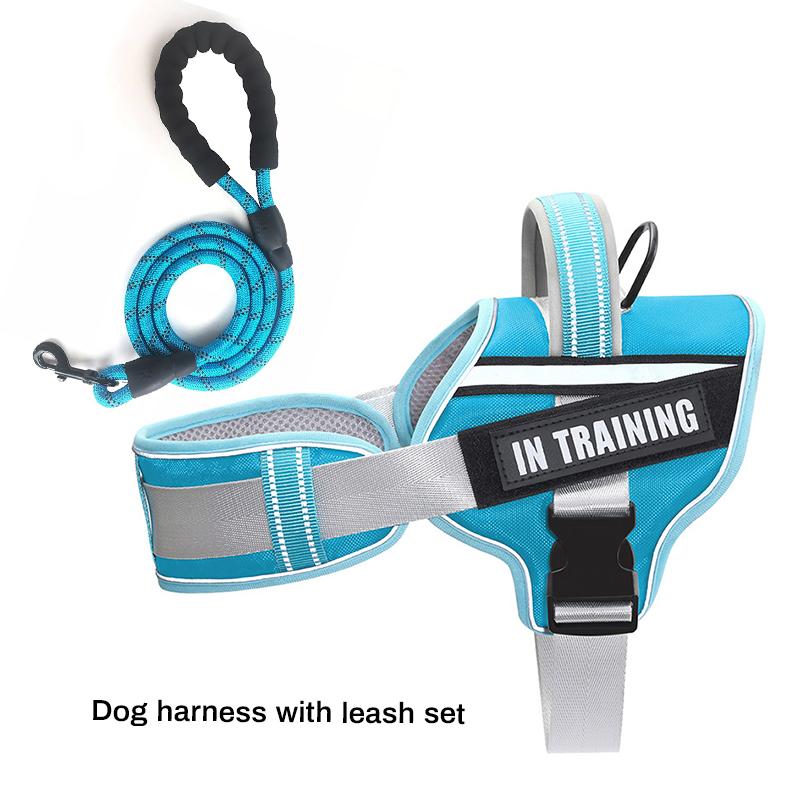 Reflective Nylon Personalized Dog Harness Adjustable Harness for Small Medium Large Dogs No Pull Dog Harness for Dropshipping