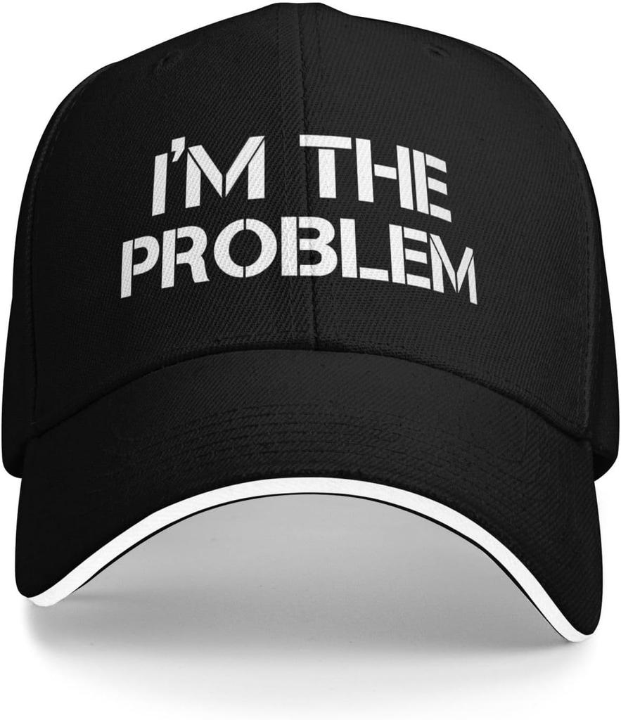 I Am The Problem Statement Baseball Cap Polyester Adjustable Dad Hat Unisex
