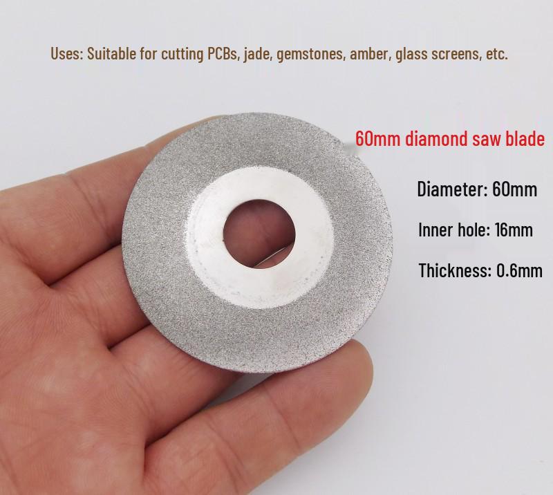 2.5" Alloy HSS High-Speed Steel Saw Blade Resin Diamond Grinding Wheel for Multifunctional Cutting