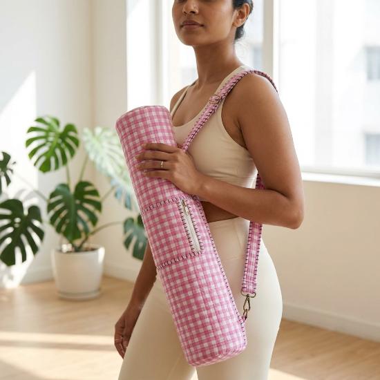 Yoga Bag usalover925 Multicolor Quilted Cotton Print Yoga 41