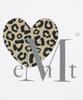 MUCENT Sierra Leopard Heart Short Sleeve Tee Unisex (8 Colors)