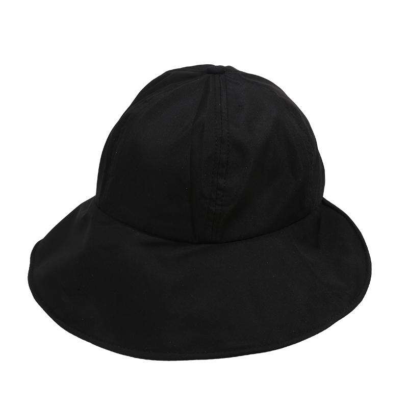 Japanese Style Summer Women Sunhat Fisherman Hat Solid Color Simple Outdoor Beach Adjustable Sun Visor Hats Ponytail Bucket Hat