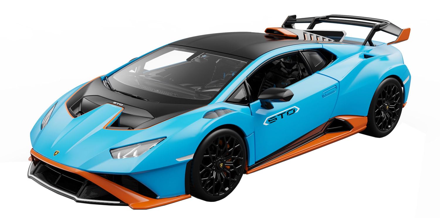 DOYUSHA RASTAR Lamborghini Huracan STO Blue 1/18 (Finished Model)