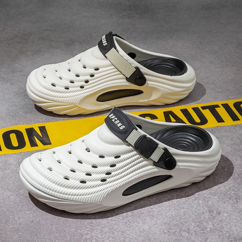 2025 Heren Zomer Strand Sandalen met Dikke Zool en Gesloten Teen